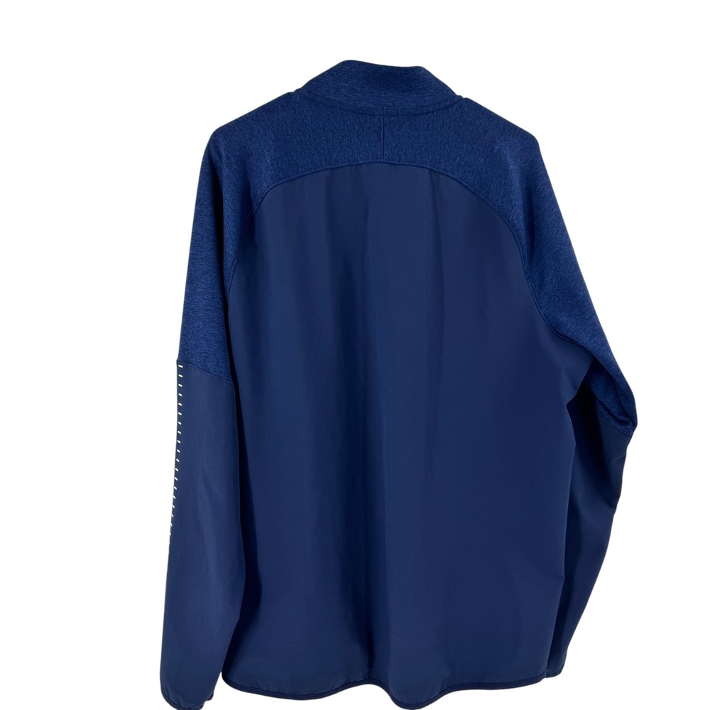 Under Armour Mens ColdGear Boise State Broncos Quarter Zip Pullover Blue‎ LG - Picture 3 of 8